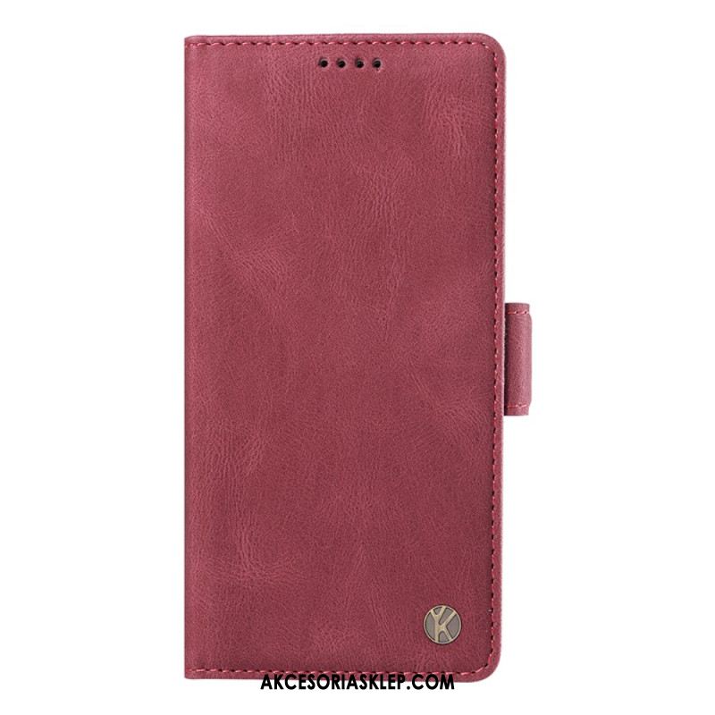 Etui Folio Samsung Galaxy A55 5g Efekt Zamszu Yikatu