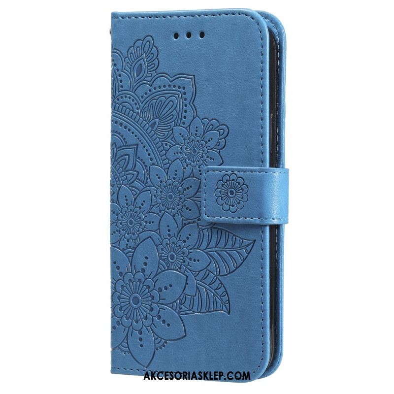 Etui Folio Samsung Galaxy A55 5g Mandala Kwiatowa Z Paskiem