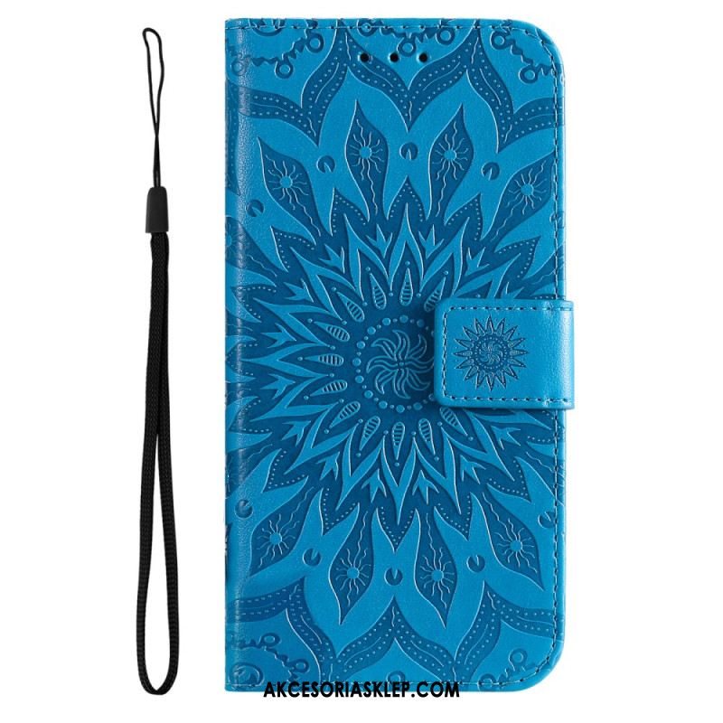 Etui Folio Samsung Galaxy A55 5g Wspaniała Mandala Z Paskiem