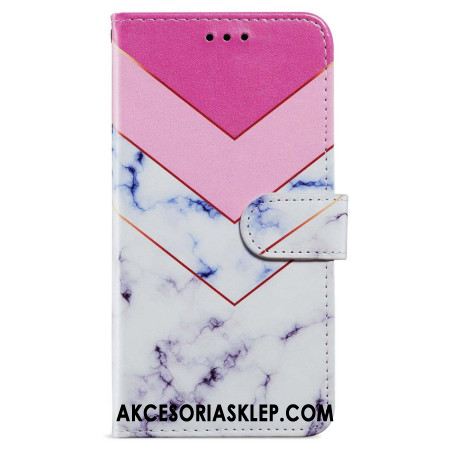 Etui Folio Samsung Galaxy A55 5g Wędzony Marmur W Lnaière Etui Ochronne