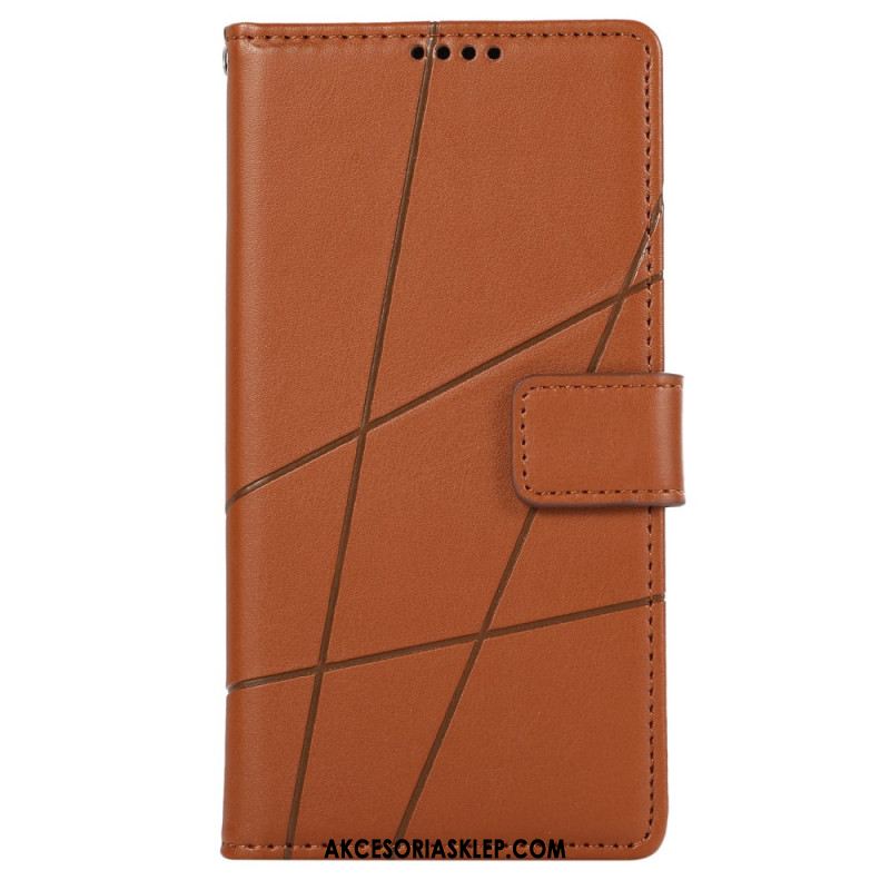 Etui Folio Samsung Galaxy M55 5g Linie Paska