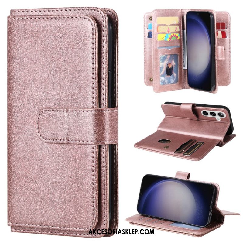 Etui Folio Samsung Galaxy S24 Plus 5g 10 Posiadaczy Kart