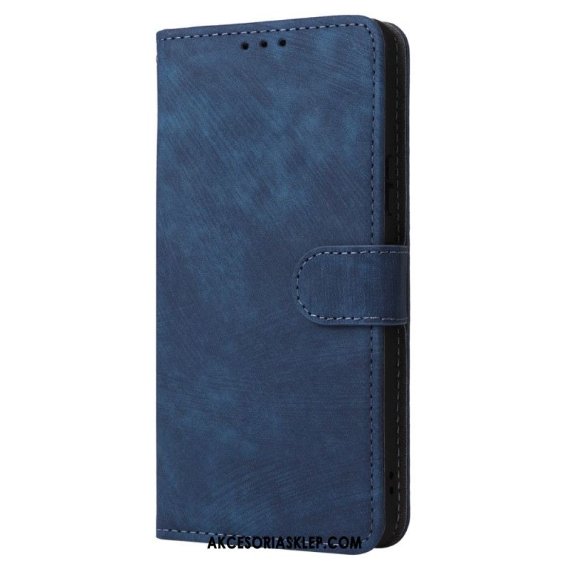 Etui Folio Sony Xperia 10 Vi Efekt Zamszu Z Paskiem Etui Ochronne