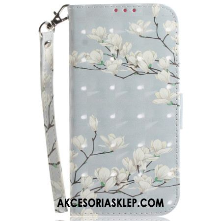 Etui Folio Sony Xperia 10 Vi Magnolie Z Paskiem