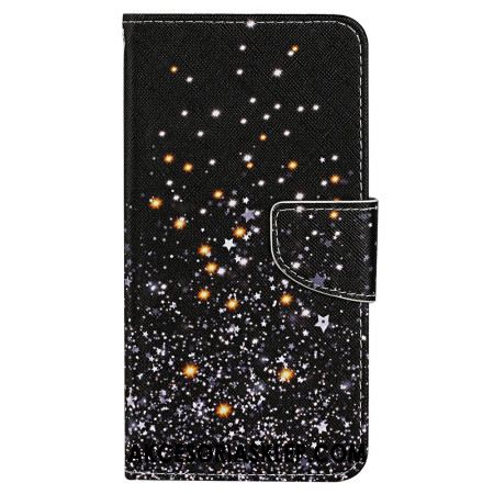 Etui Folio Xiaomi Redmi Note 13 4g Złamane Gwiazdy Z Paskiem