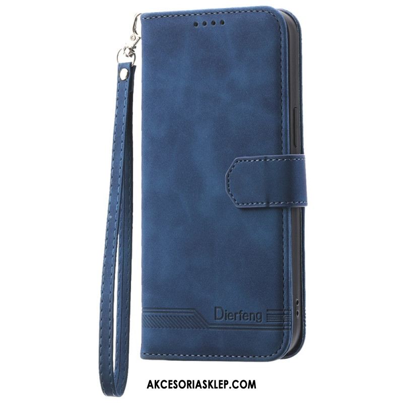 Etui Folio Xiaomi Redmi Note 13 5g Dierfeng Etui Ochronne