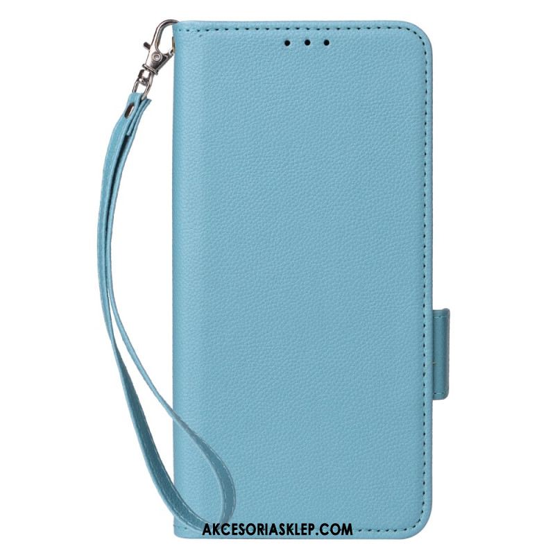 Etui Folio Xiaomi Redmi Note 13 Pro 4g Ultracienki Pasek Etui Ochronne