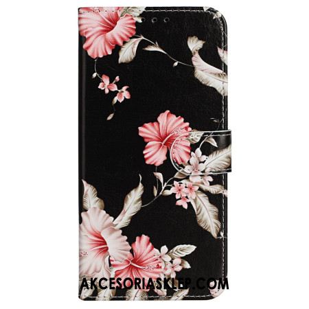 Etui Folio iPhone 16 Plus Rododendrony Etui Ochronne