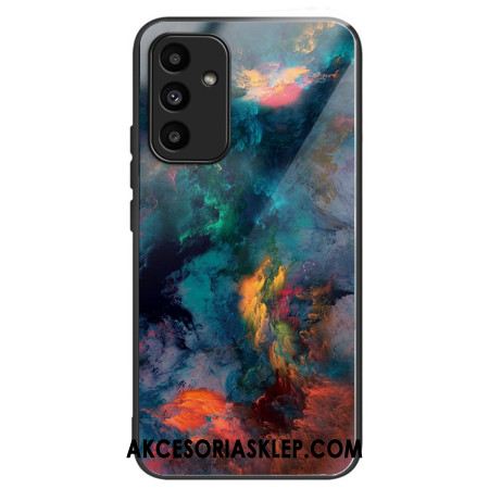 Etui Samsung Galaxy A15 Kolorowe Chmurki Ze Szkła Hartowanego