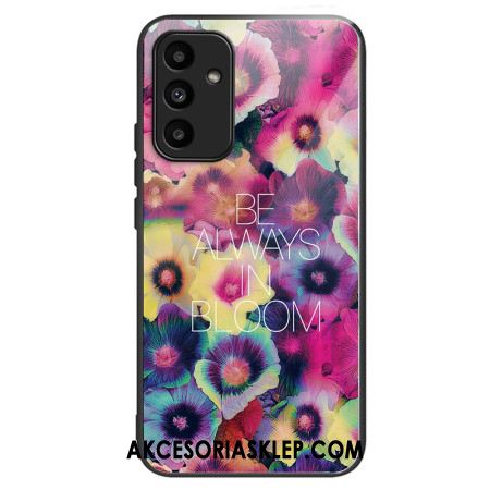 Etui Samsung Galaxy A15 Kolorowe Kwiaty Ze Szkła Hartowanego