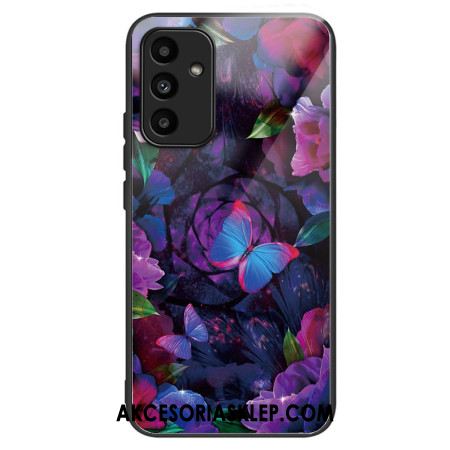 Etui Samsung Galaxy A15 Kolorowe Motyle Ze Szkła Hartowanego Etui Ochronne