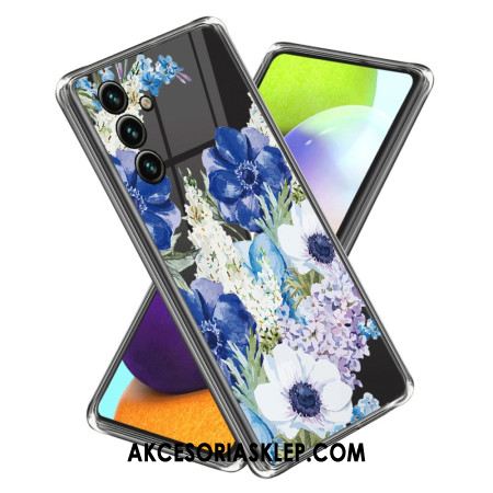 Etui Samsung Galaxy A15 Kwiaty