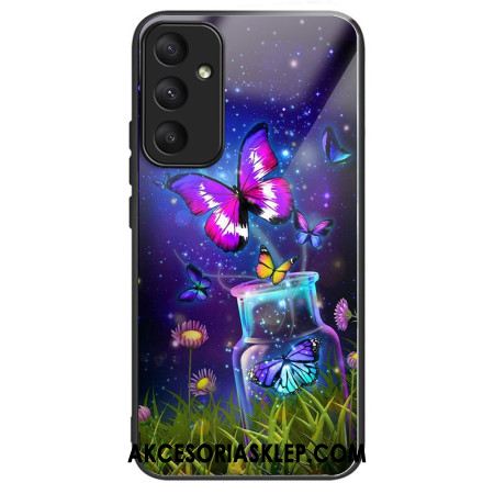 Etui Samsung Galaxy A55 5g Butelka Ze Szkła Hartowanego I Motyl Etui Ochronne