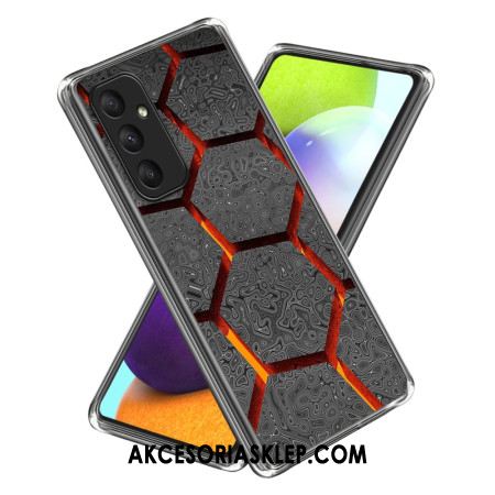 Etui Samsung Galaxy A55 5g Geometryczny Ciemny