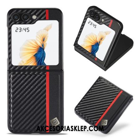 Etui Samsung Galaxy Z Flip 5 Linia Z Włókna Węglowego