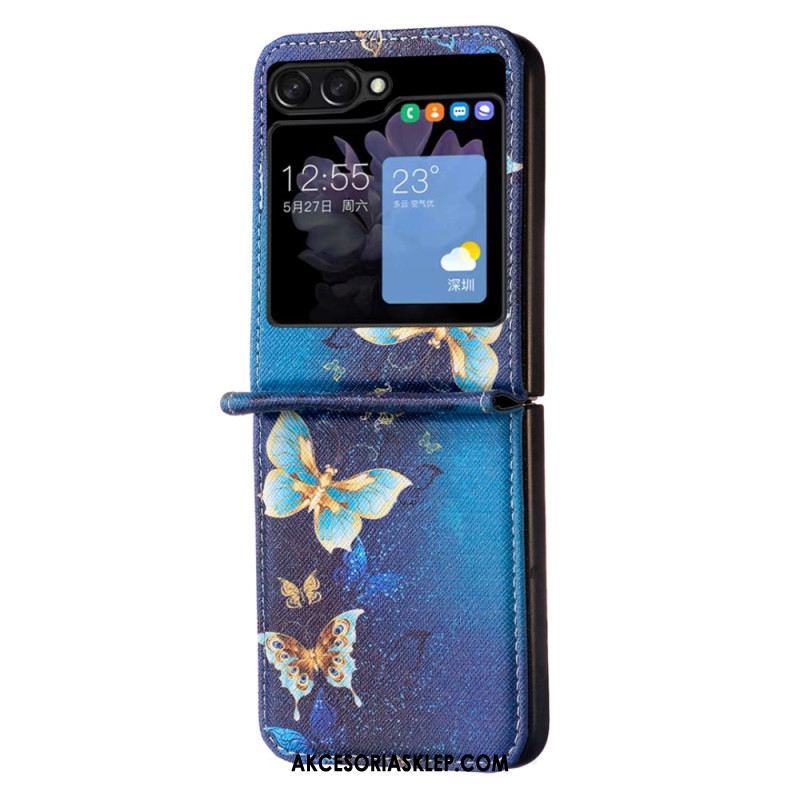 Etui Samsung Galaxy Z Flip 5 Motyle Etui Ochronne