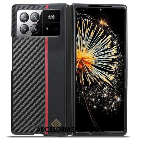 Etui Xiaomi Mix Fold 3 Tekstura Włókna Węglowego Lc.imeeke