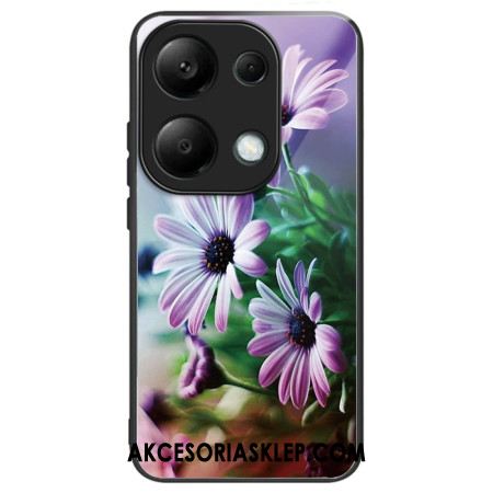 Etui Xiaomi Redmi Note 13 Pro 4g Szkło Hartowane W Kolorze Fioletowej Chryzantemy