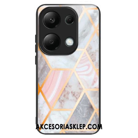 Etui Xiaomi Redmi Note 13 Pro 4g Szkło Hartowane Z Różowego Marmuru Etui Ochronne