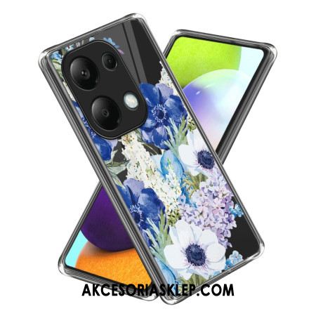 Etui Xiaomi Redmi Note 13 Pro 4g Wzór Kwiatowy Etui Ochronne