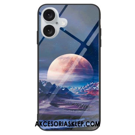 Etui iPhone 16 Plus Szkło Hartowane White Planet Etui Ochronne