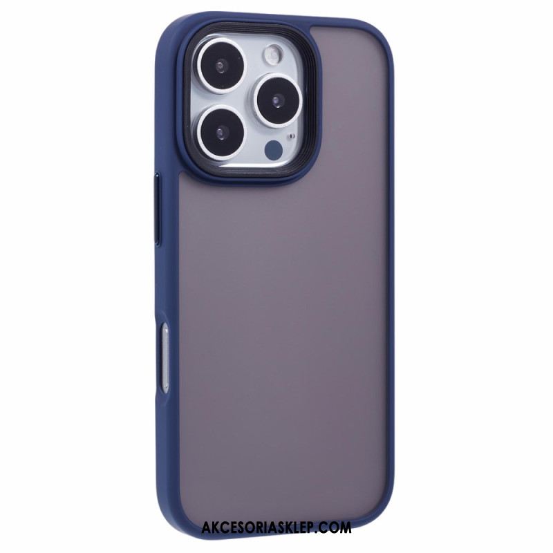 Etui iPhone 16 Pro Matowa Powierzchnia Odporna Na Odciski Palców Etui Ochronne