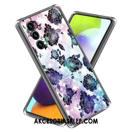 Futerały Samsung Galaxy A15 5g Etui Na Telefon Fioletowe Kwiaty