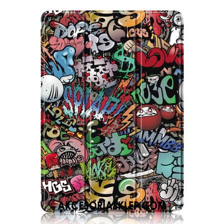 Samsung Galaxy Tab S9 Plus Przezroczysty Tył Z Graffiti